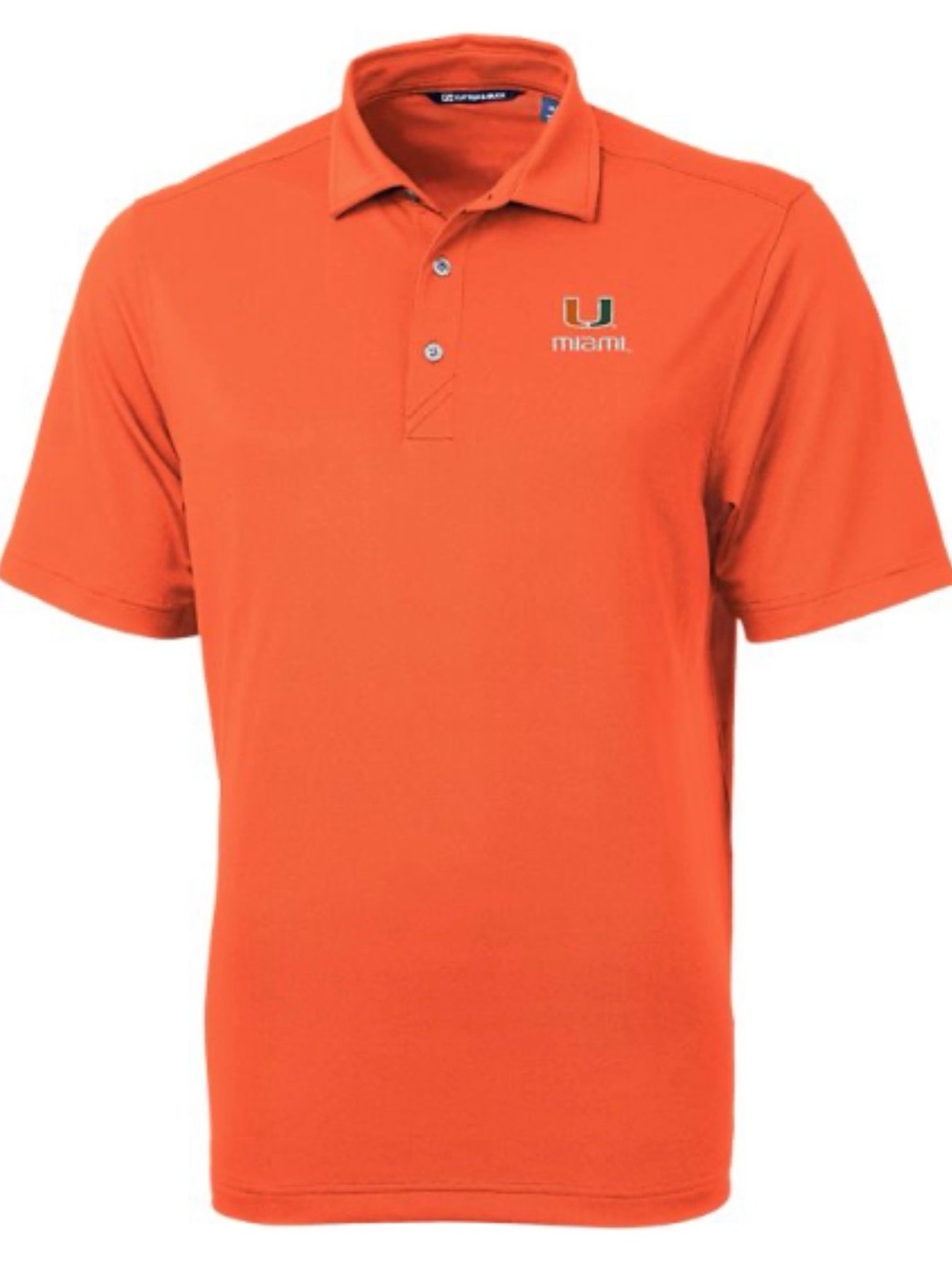 Cutter & Buck UMiami  Short-Sleeve Polo with Embroidered Logo